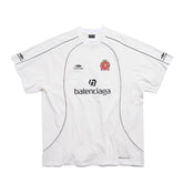 Camiseta Balenciaga Paris #10 Soccer Jersey Oversized White