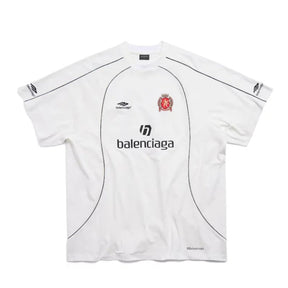 Camiseta Balenciaga Paris #10 Soccer Jersey Oversized White