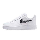 Nike Air Force 1 Liquid Metal Swoosh Black