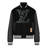 Jaqueta Louis Vuitton x NBA Leather Preta