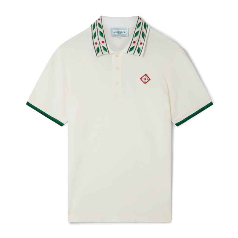 Camiseta Casablanca Classic Laurel Polo Branca