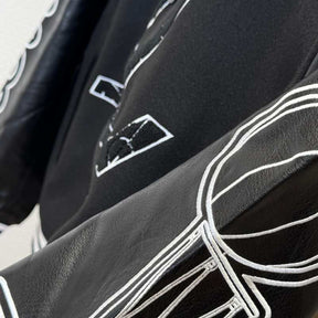 Jaqueta Louis Vuitton x NBA Leather Preta