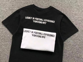 Camiseta BAPE x CR7Life Big Ape Head Preta