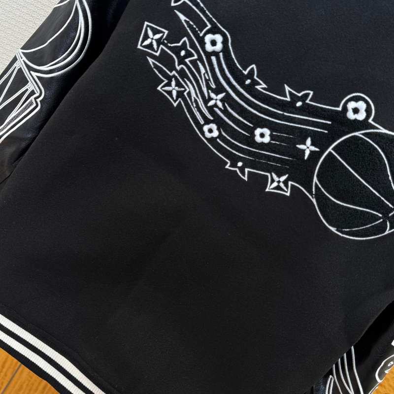Jaqueta Louis Vuitton x NBA Leather Preta