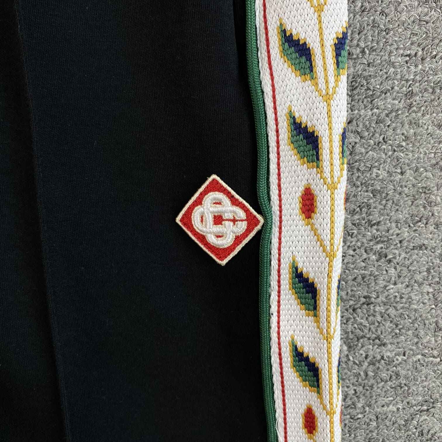 Calça Casabalnca Sport Logo Preta