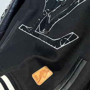 Jaqueta Louis Vuitton x NBA Leather Preta