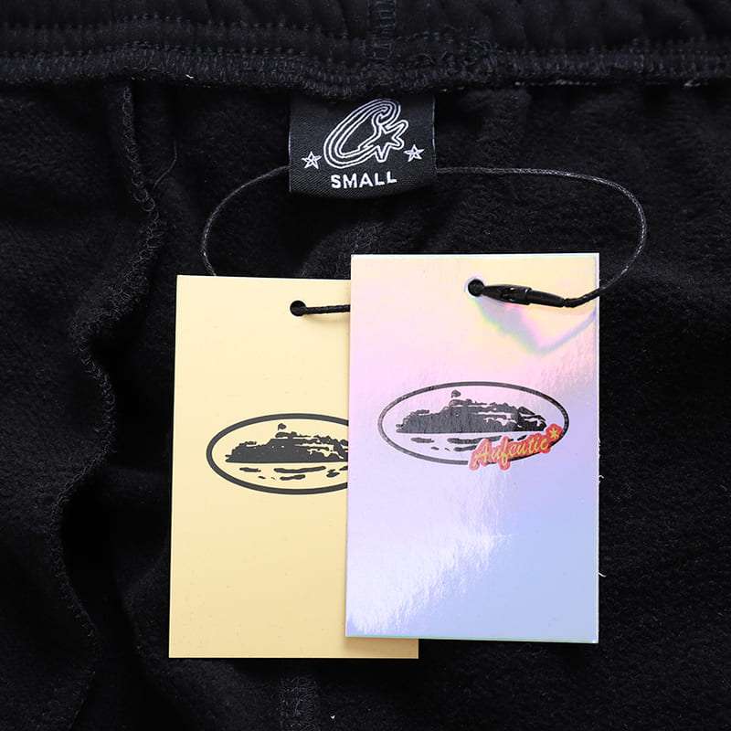 Calça Corteiz x 21 Savage Slaughter Gang Preta