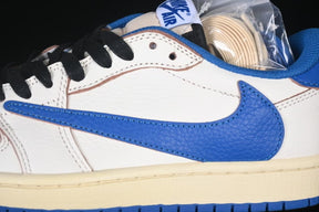 Air Jordan 1 Low Travis Scott x Fragment OG SP Sail Military Blue