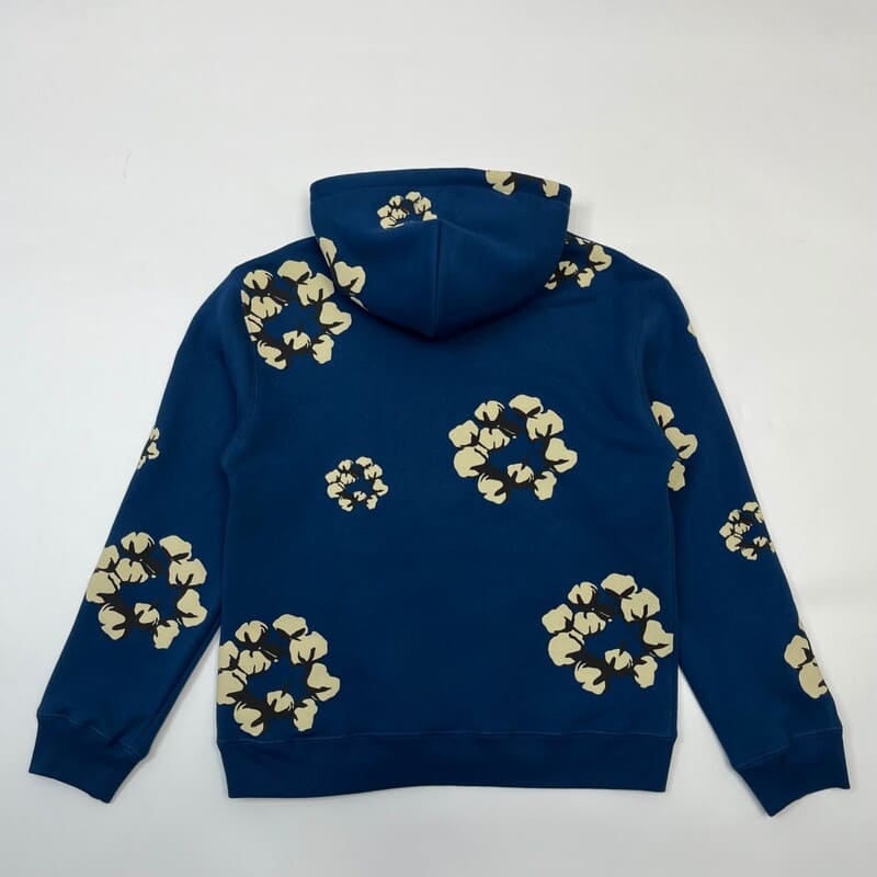 Moletom Denim Tears x CPFM Wreath Navy Blue