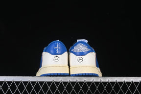 Air Jordan 1 Low Travis Scott x Fragment OG SP Sail Military Blue