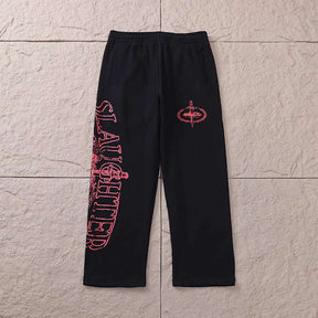 Calça Corteiz x 21 Savage Slaughter Gang Preta