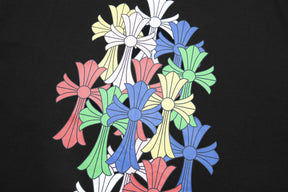 Camiseta Chrome Hearts Cross Colour Preta