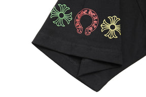 Camiseta Chrome Hearts Cross Colour Preta