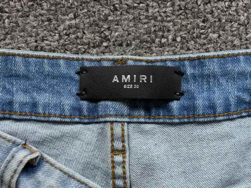 Calça Amiri Jeans Staggered Logo