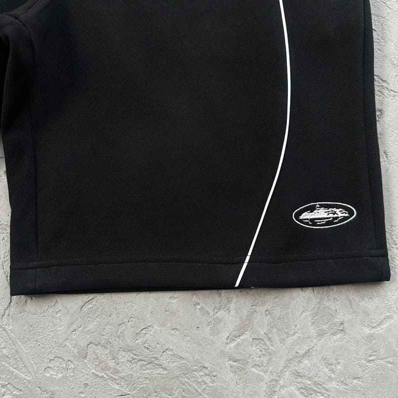 Conjunto Corteiz Island Pique Polo Preto