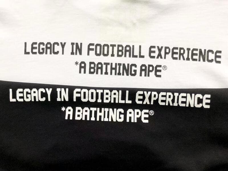 Camiseta BAPE x CR7Life Big Ape Head Camo Branca