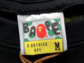 Camiseta BAPE x CR7Life Big Ape Head Preta