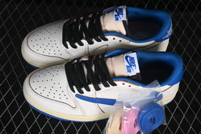 Air Jordan 1 Low Travis Scott x Fragment OG SP Sail Military Blue